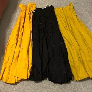 3 cotton standard S/M size skirt/chanya